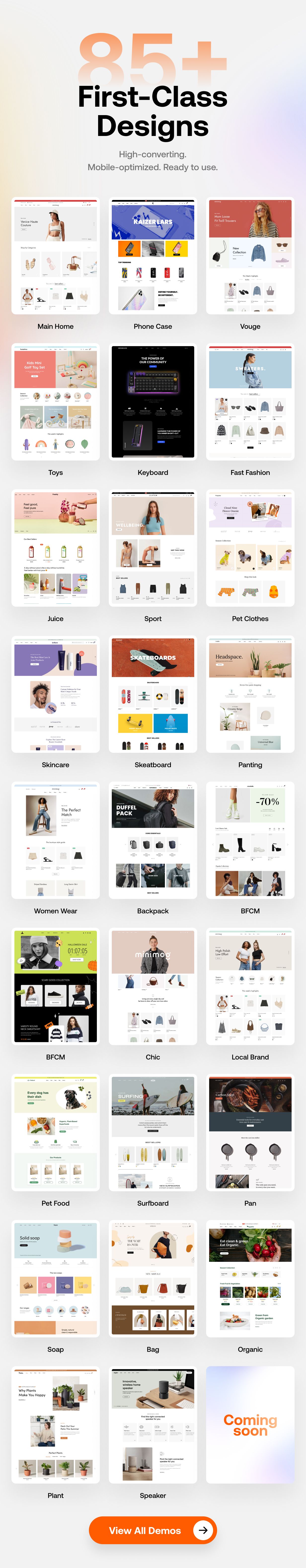 Minimog - Next-gen Multipurpose Shopify theme 2.0 - 85+ Minimog demos