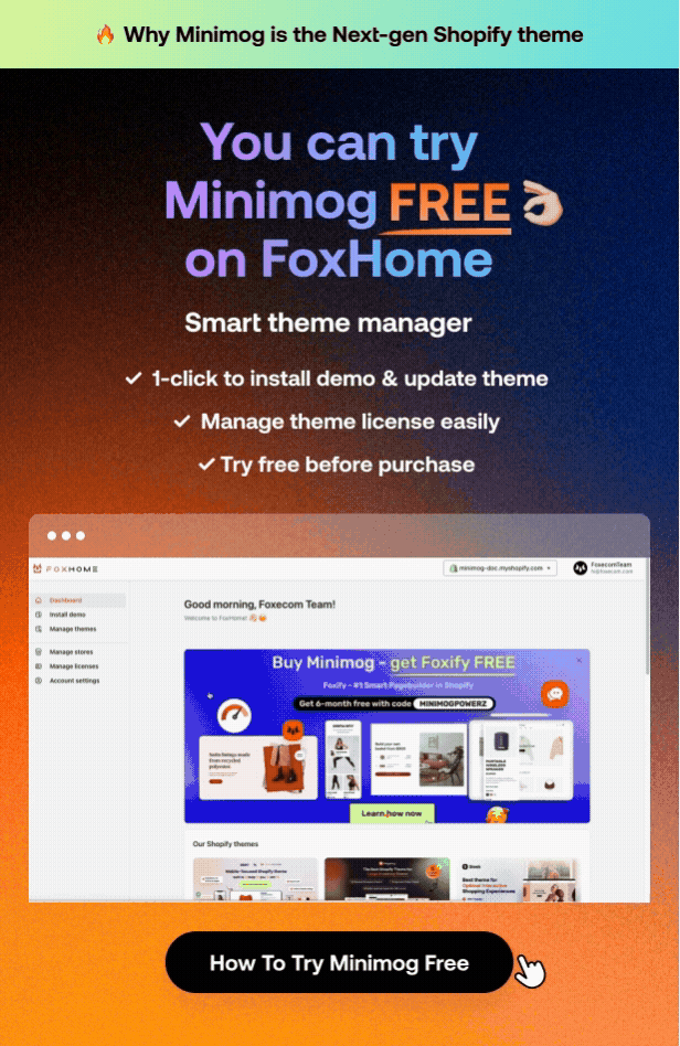 Minimog - Next-gen Multipurpose Shopify theme 2.0 - Why Minimog is the Next-gen Shopify theme